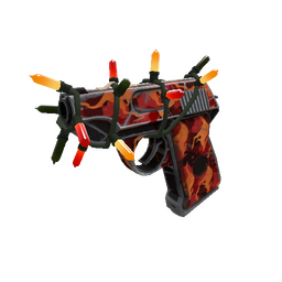 free tf2 item Festivized Red Rock Roscoe Pistol (Well-Worn)