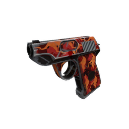 Strange Professional Killstreak Red Rock Roscoe Pistol (Well-Worn)