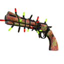 Unusual Festivized Professional Killstreak Psychedelic Slugger Revolver (Field-Tested) (Isotope)