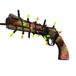 free tf2 item Festivized Psychedelic Slugger Revolver (Battle Scarred)