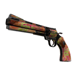 free tf2 item Strange Psychedelic Slugger Revolver (Battle Scarred)