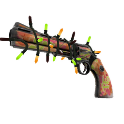 free tf2 item Strange Festivized Killstreak Psychedelic Slugger Revolver (Well-Worn)