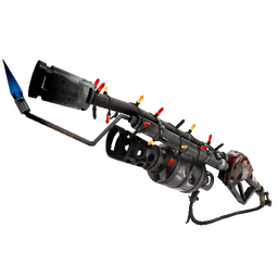 Festivized Bovine Blazemaker Flame Thrower (Battle Scarred)