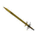 Unusual Professional Killstreak Piña Polished Claidheamh Mòr (Well-Worn) (Isotope)