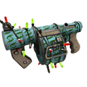 Unusual Festivized Specialized Killstreak Croc Dusted Stickybomb Launcher (Field-Tested) (Isotope)