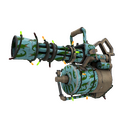 Unusual Festivized Professional Killstreak Croc Dusted Minigun (Field-Tested) (Isotope)