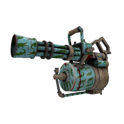 Croc Dusted Minigun (Battle Scarred)