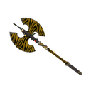 Unusual Festivized Professional Killstreak Tiger Buffed Scotsman's Skullcutter (Field-Tested) (Cool)