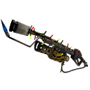 Strange Festivized Tiger Buffed Flame Thrower (Well-Worn)