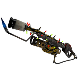 free tf2 item Strange Festivized Tiger Buffed Flame Thrower (Well-Worn)