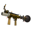 Unusual Festivized Professional Killstreak Tiger Buffed Rocket Launcher (Field-Tested) (Isotope)