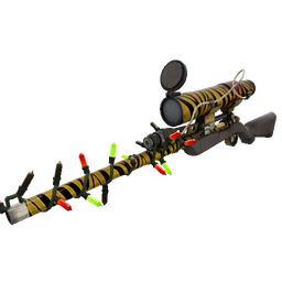 free tf2 item Strange Festivized Tiger Buffed Sniper Rifle (Well-Worn)