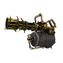 Unusual Festivized Specialized Killstreak Tiger Buffed Minigun (Field-Tested) (Hot)