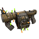 Strange Festivized Professional Killstreak Bamboo Brushed Stickybomb Launcher (Well-Worn)