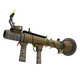 Unusual Festivized Specialized Killstreak Bamboo Brushed Rocket Launcher (Field-Tested) (Isotope)