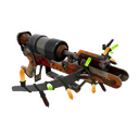 Unusual Festivized Professional Killstreak Anodized Aloha Crusader's Crossbow (Battle Scarred) (Isotope)