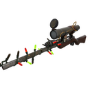 Festivized Sax Waxed Sniper Rifle (Battle Scarred)