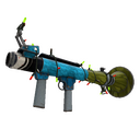Unusual Festivized Professional Killstreak Macaw Masked Rocket Launcher (Field-Tested) (Isotope)