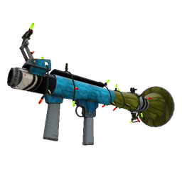 free tf2 item Strange Festivized Macaw Masked Rocket Launcher (Field-Tested)