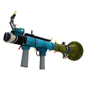 Unusual Festivized Professional Killstreak Macaw Masked Rocket Launcher (Minimal Wear) (Isotope)