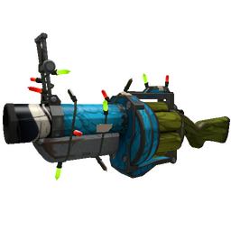 free tf2 item Festivized Specialized Killstreak Macaw Masked Grenade Launcher (Field-Tested)