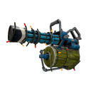 Strange Festivized Killstreak Macaw Masked Minigun (Well-Worn)