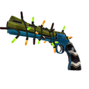 Unusual Festivized Professional Killstreak Macaw Masked Revolver (Minimal Wear) (Hot)