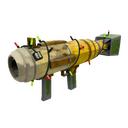 Strange Festivized Professional Killstreak Mannana Peeled Air Strike (Battle Scarred)