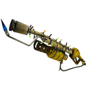 Strange Festivized Specialized Killstreak Mannana Peeled Flame Thrower (Well-Worn)