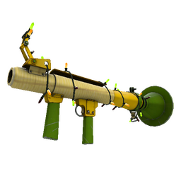 Strange Festivized Specialized Killstreak Mannana Peeled Rocket Launcher (Minimal Wear)