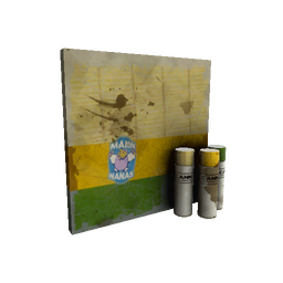 free tf2 item Mannana Peeled War Paint (Battle Scarred)