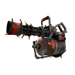 Festivized War Room Minigun (Battle Scarred)