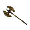 Leopard Printed Scotsman's Skullcutter (Battle Scarred)