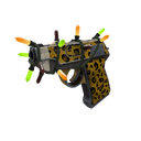 Strange Festivized Specialized Killstreak Leopard Printed Pistol (Well-Worn)