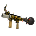Unusual Festivized Specialized Killstreak Leopard Printed Rocket Launcher (Field-Tested) (Isotope)