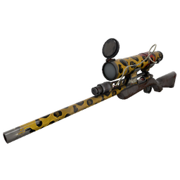 free tf2 item Leopard Printed Sniper Rifle (Battle Scarred)