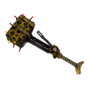 Strange Festivized Professional Killstreak Leopard Printed Powerjack (Well-Worn)