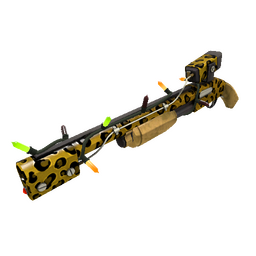 Strange Festivized Professional Killstreak Leopard Printed Rescue Ranger (Factory New)