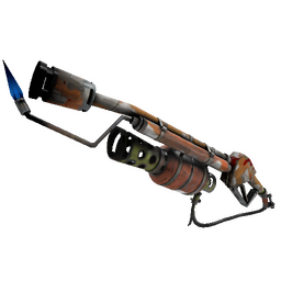 free tf2 item Earth, Sky and Fire Flame Thrower (Well-Worn)