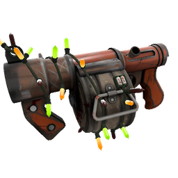 free tf2 item Festivized Rooftop Wrangler Stickybomb Launcher (Well-Worn)