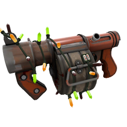 free tf2 item Festivized Killstreak Rooftop Wrangler Stickybomb Launcher (Field-Tested)