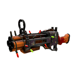 free tf2 item Strange Festivized Horror Holiday Iron Bomber (Battle Scarred)