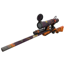 free tf2 item Horror Holiday Sniper Rifle (Battle Scarred)