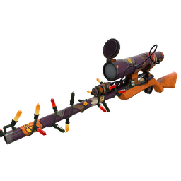 free tf2 item Festivized Horror Holiday Sniper Rifle (Well-Worn)