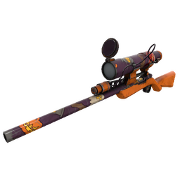 free tf2 item Strange Horror Holiday Sniper Rifle (Well-Worn)
