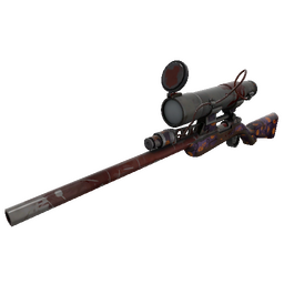 free tf2 item Spirit of Halloween Sniper Rifle (Battle Scarred)