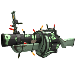 Unusual Festivized Haunted Ghosts Grenade Launcher (Field-Tested)
