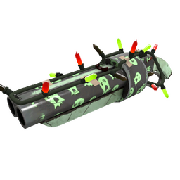 Unusual Festivized Professional Killstreak Haunted Ghosts Scattergun (Well-Worn)