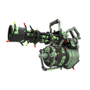 Unusual Festivized Specialized Killstreak Haunted Ghosts Minigun (Well-Worn) (Hot)