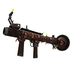 free tf2 item Unusual Festivized Specialized Killstreak Skull Study Rocket Launcher (Field-Tested)